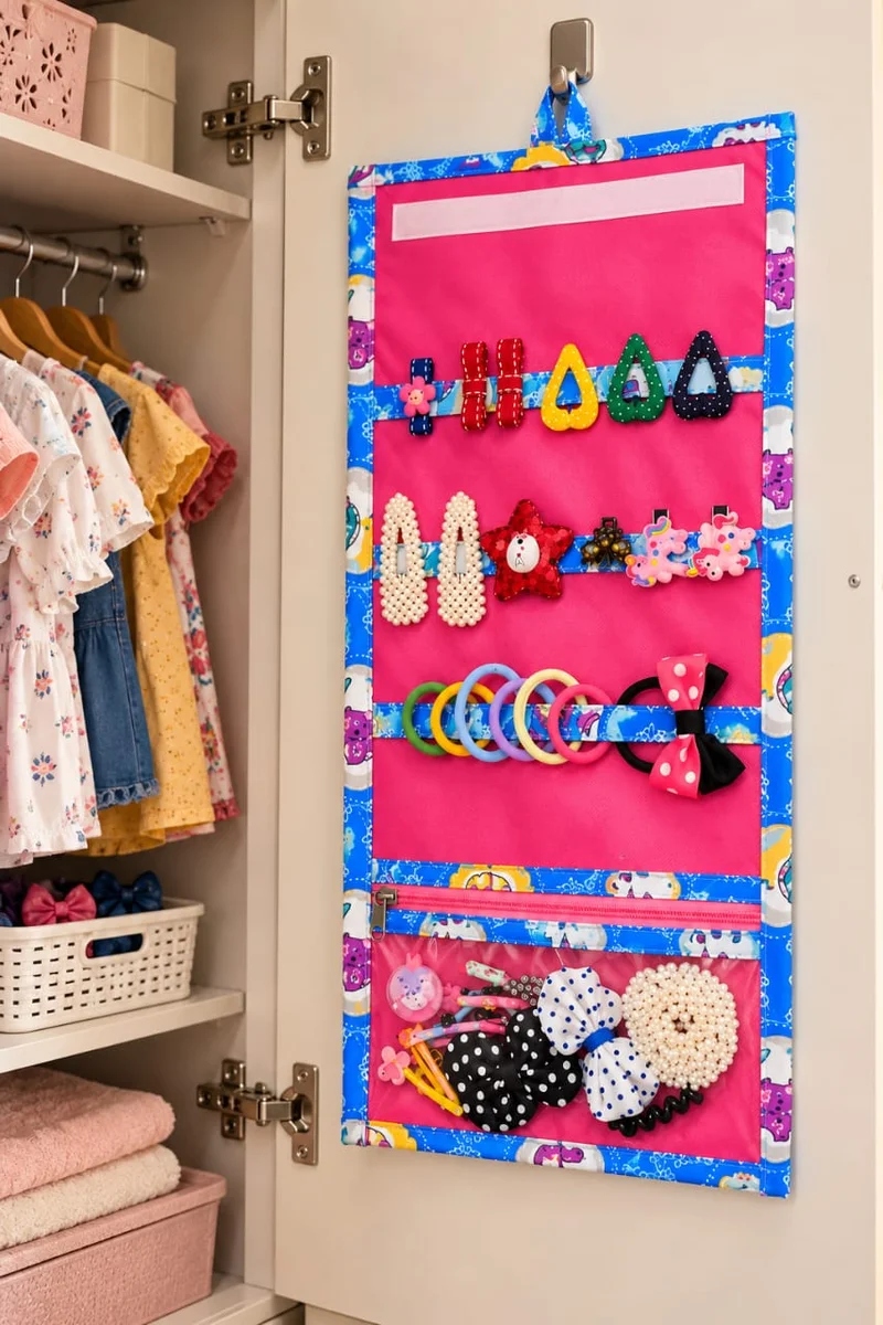 Foldable Hair clips organizer