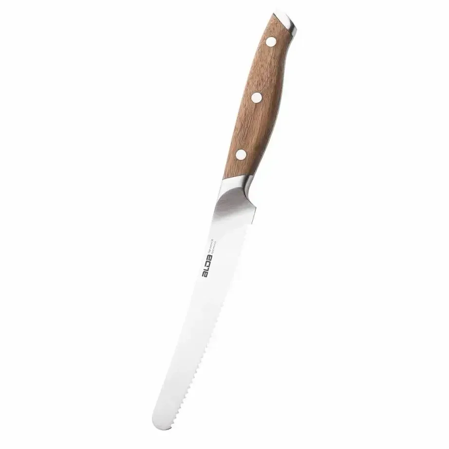 Glen Top Chop Serrated Slicer Knife 5 Inch – German Stainless-Steel