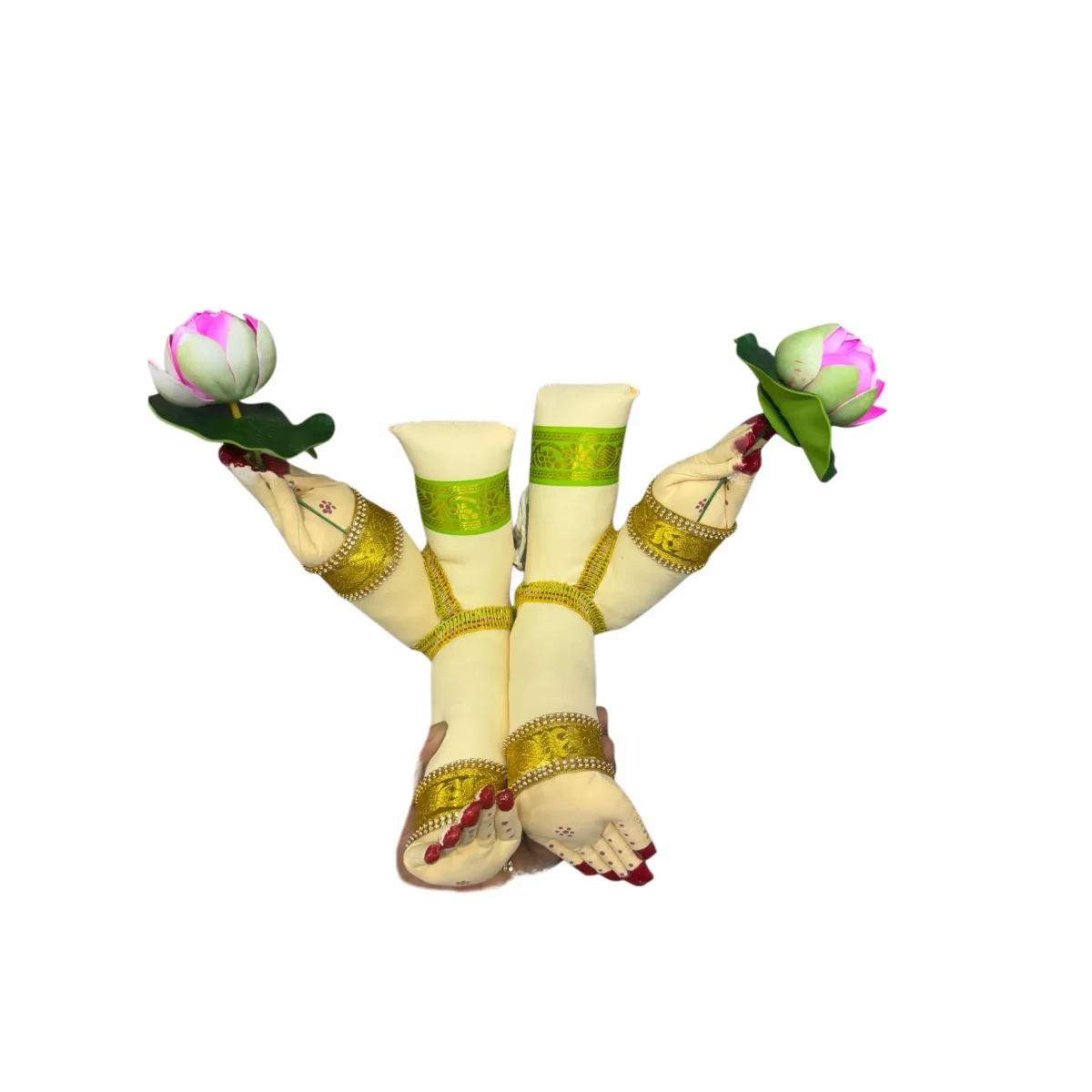 Varmalaxmi Chaturbhuja hands and legs 2