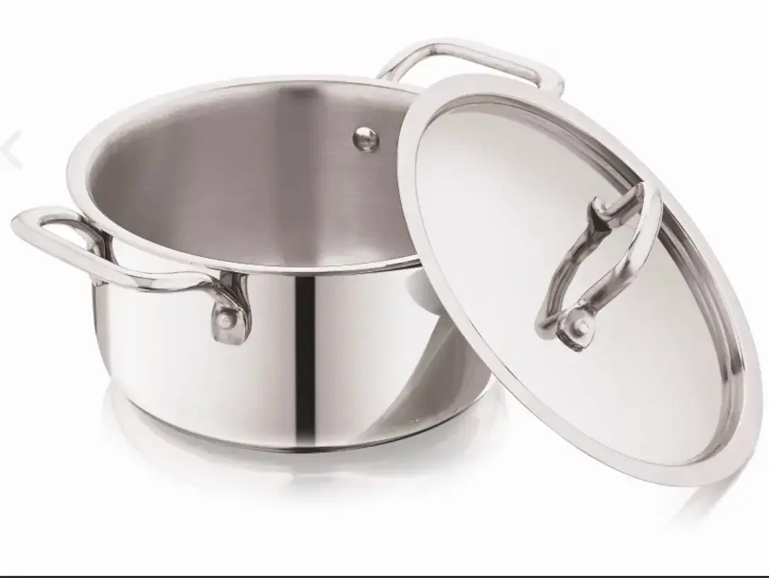 Stainless steel Tri-ply Biryani pot 7.5 litre 32cm