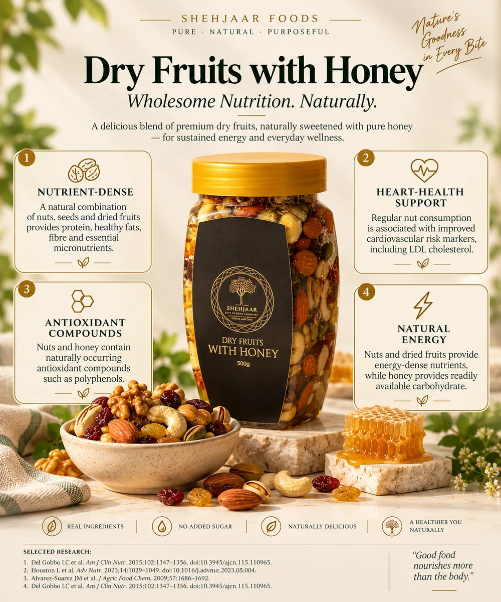 Dry fruits with honey 2