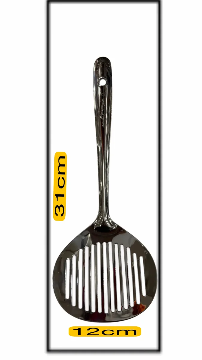 Stainless Steel Slotted Turner / Frying Spatula 3