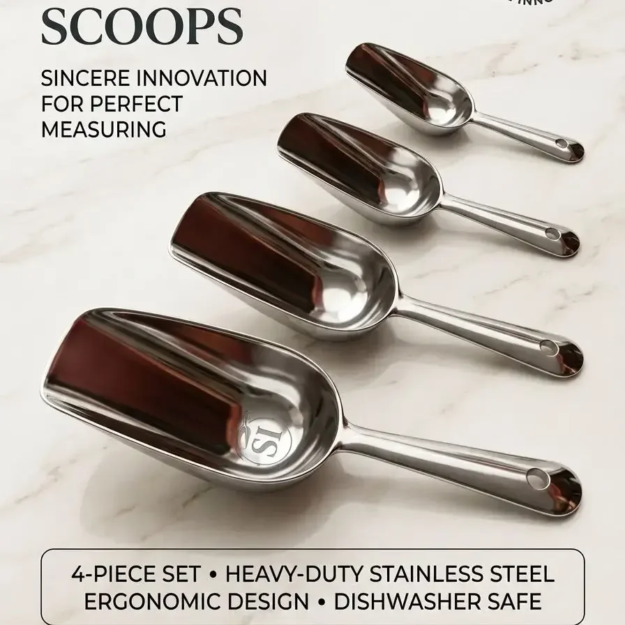 4pcs scoop set