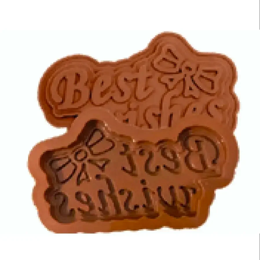 Best wishes shape silicon mould