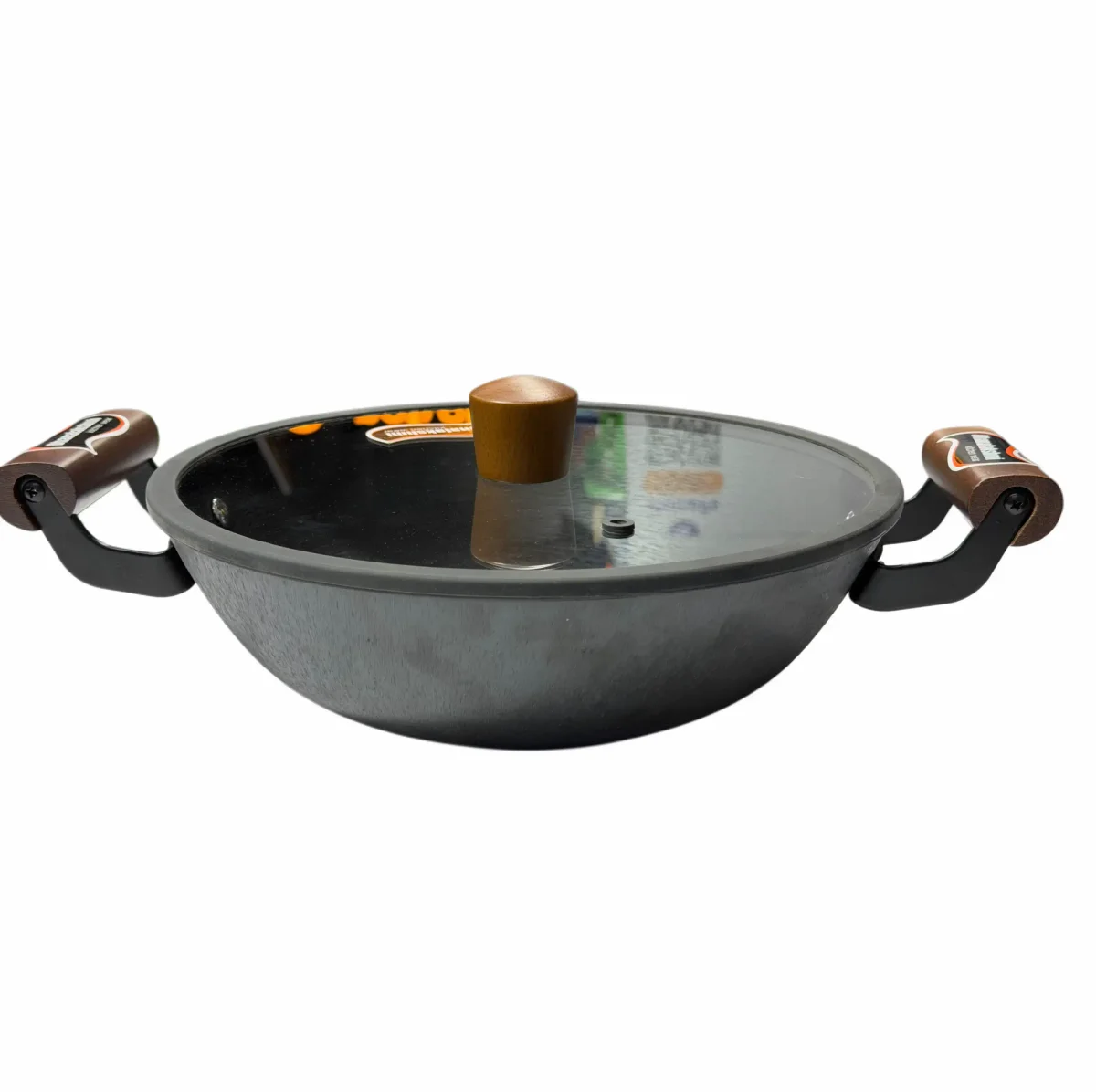 Pure iron deep frying kadai 26cm 2