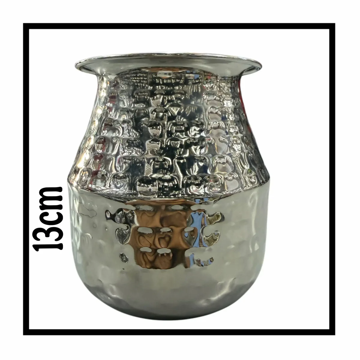 Stainless steel hammerd lota 1.0Ltr 2