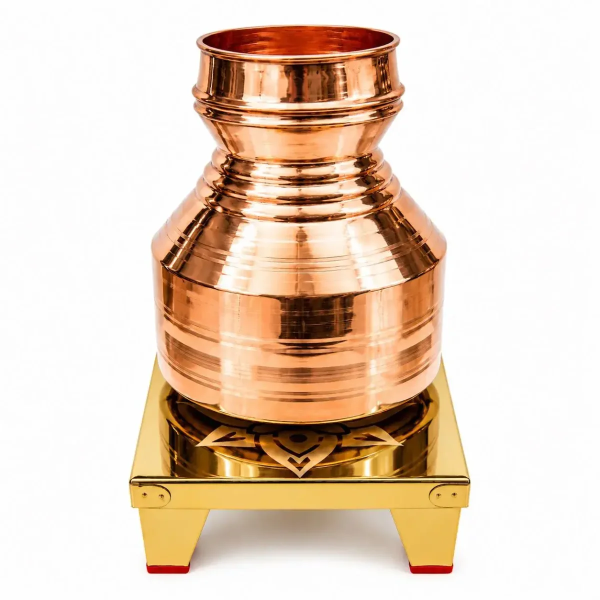 Copper Kalash with pooja bajot 2