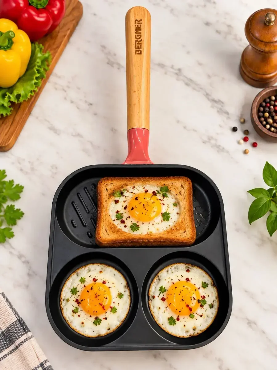 Bergner 18cm  BREAKFAST PAN CAST IRON 2