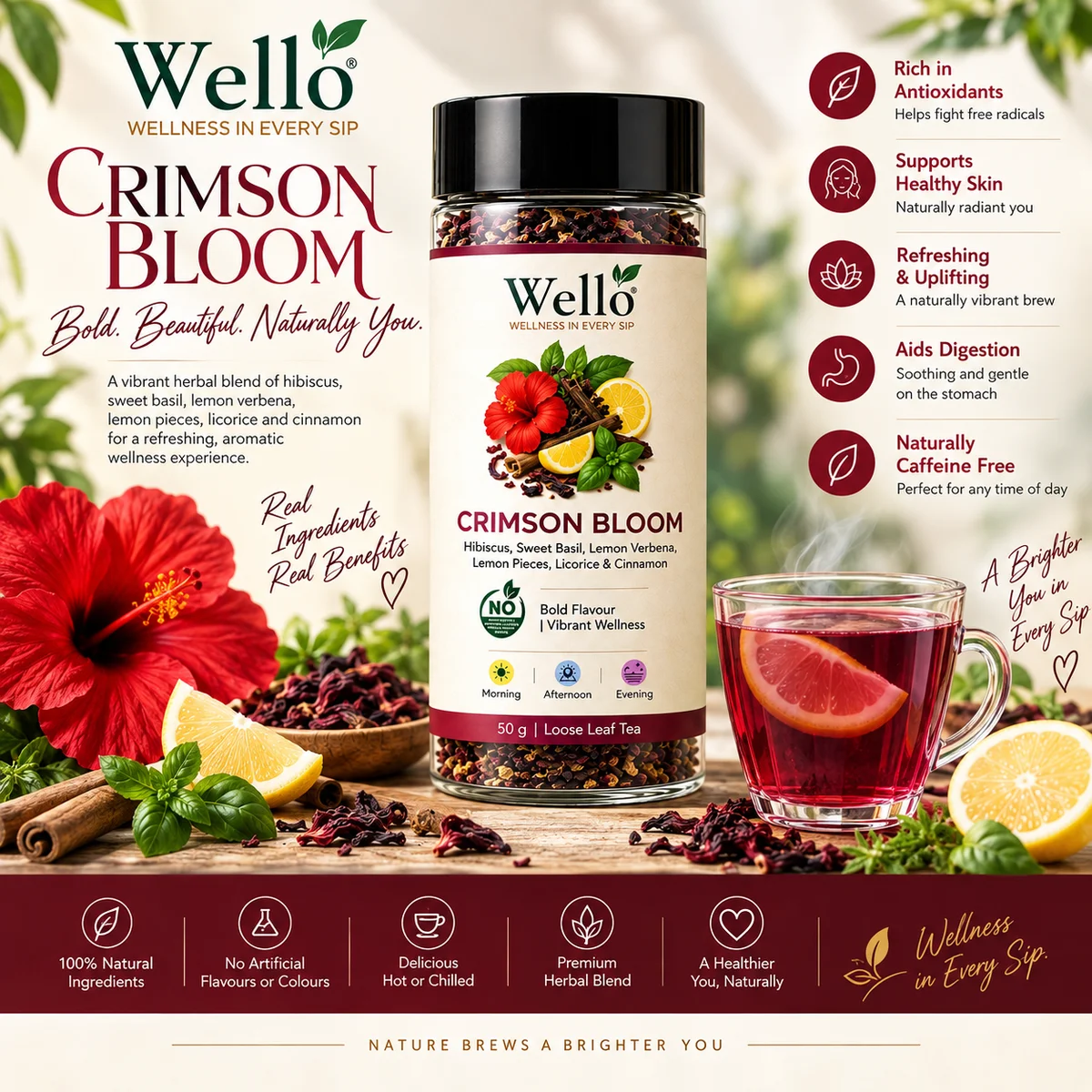Crimson Bloom - 50 g