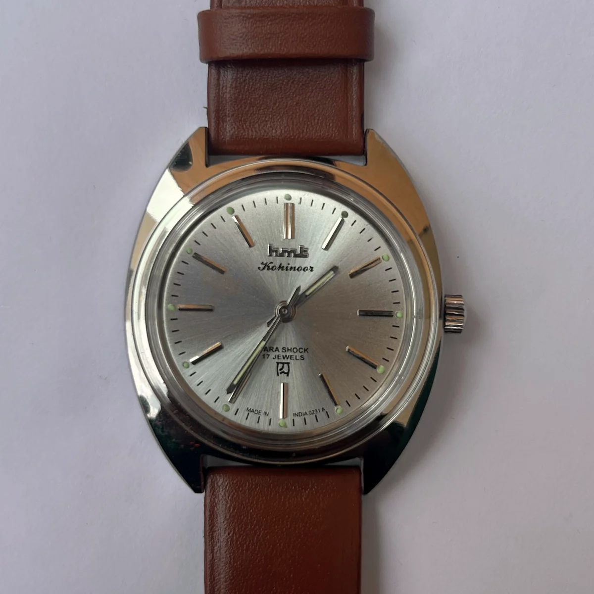 HMT Kohinoor Silver Dail Watch