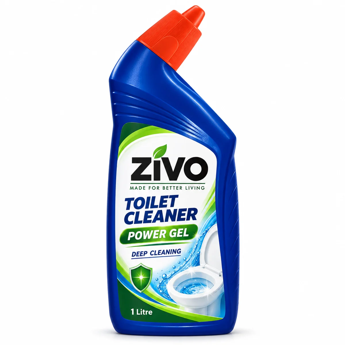 ZIVO Toilet Cleaner – Power Gel, 1 Litre