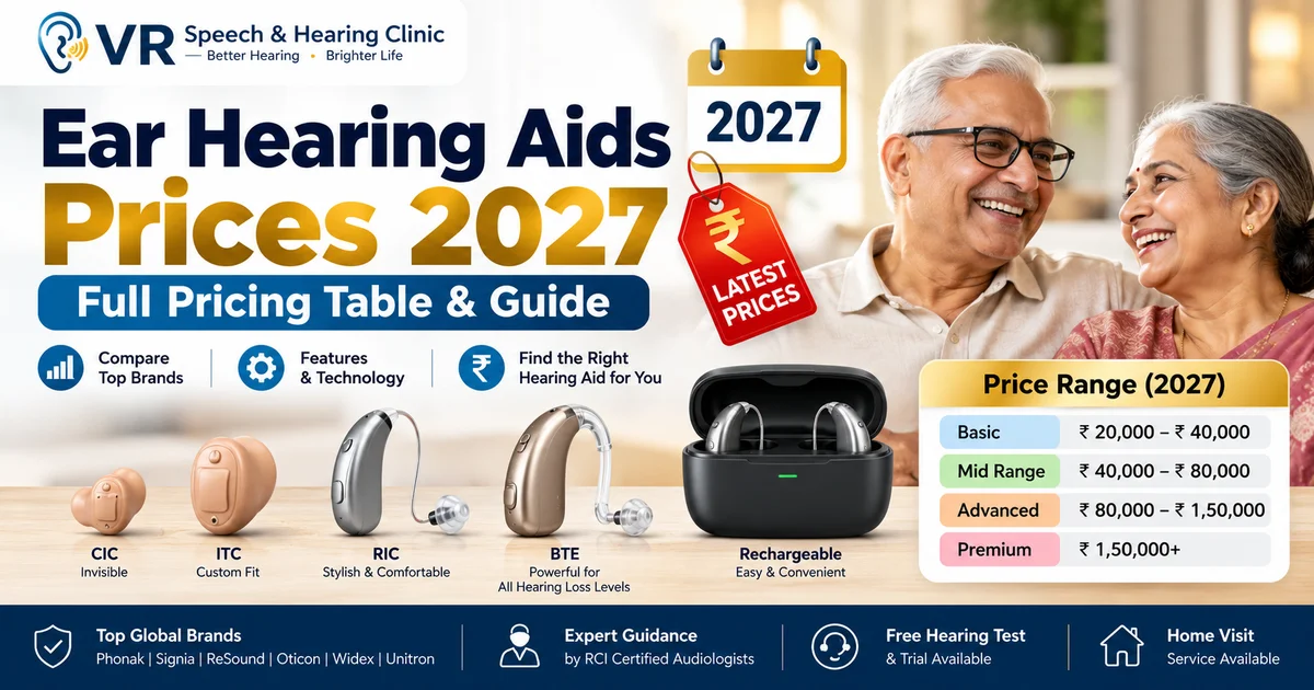 Ear Hearing Aids Prices 2027: Full Pricing Table & Guide