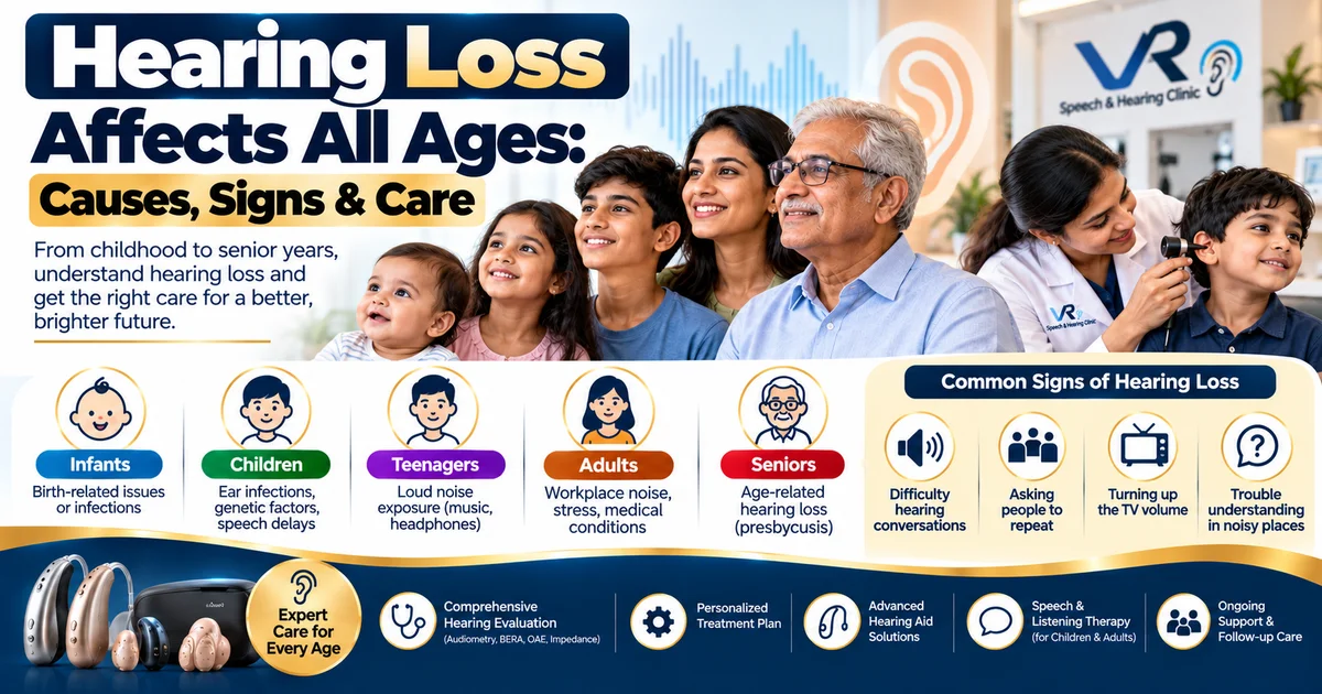Hearing Loss Affects All Ages: Causes, Signs & Care
