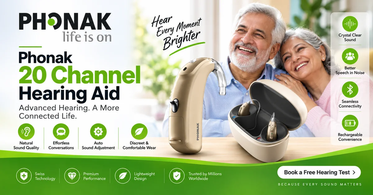 Phonak 20 Channel Hearing Aid Price List India