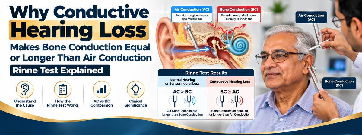 Conductive Hearing Loss: Why Bone Beats Air Conduction