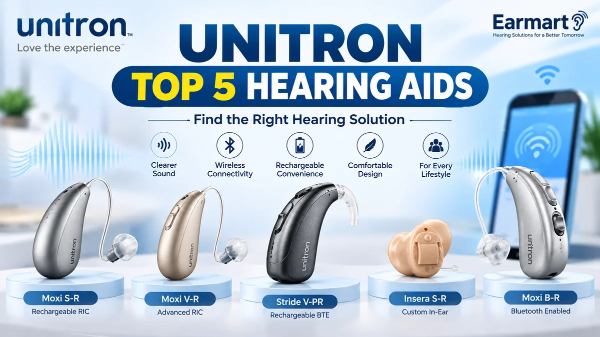 Unitron Top 5 Hearing Aids in 2026