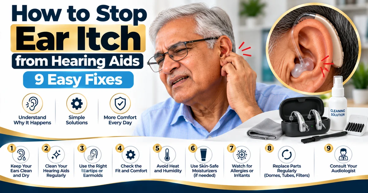 How to Stop Ear Itch from Hearing Aids: 9 Easy Fixes