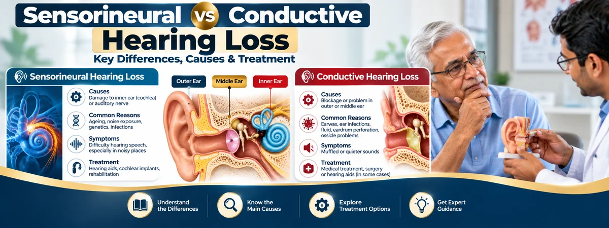 Sensorineural vs Conductive Hearing Loss