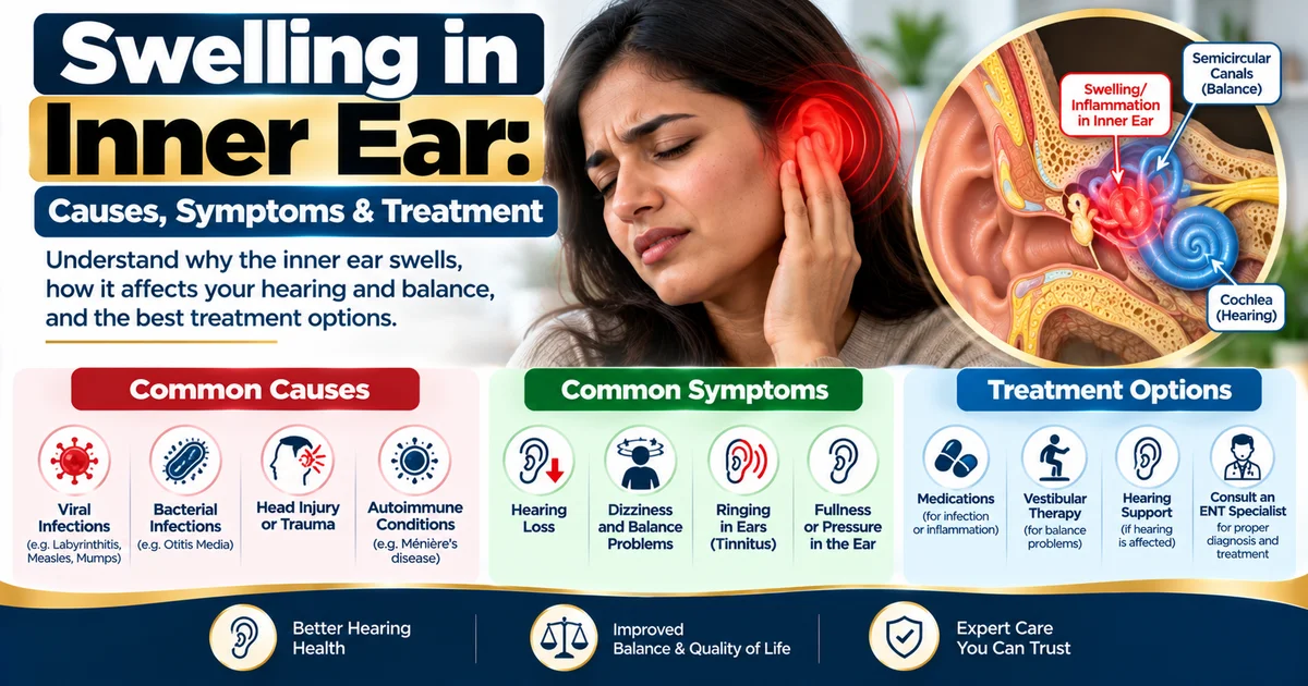 Swelling in Inner Ear: Causes, Symptoms & Treatment