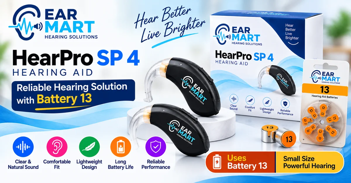 EarMart HearPro SP4 Digital BTE Hearing Aid – Buy Online
