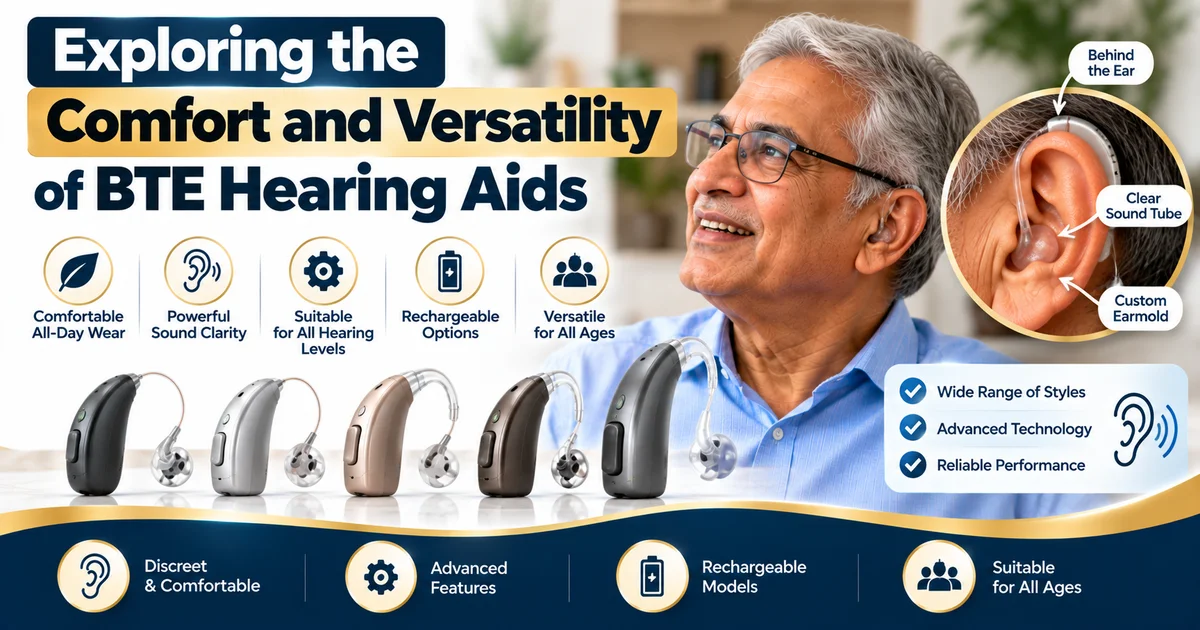Exploring the Comfort and Versatility of BTE Hearing Aids