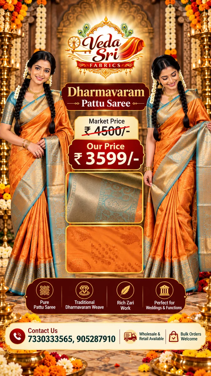 Dharmavaram Pattu Saree