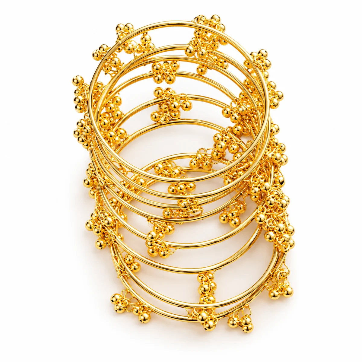 Viral Trending 8 pices Gold Plated KASHMIRI Bangles ( KASHMIRI CHURI )