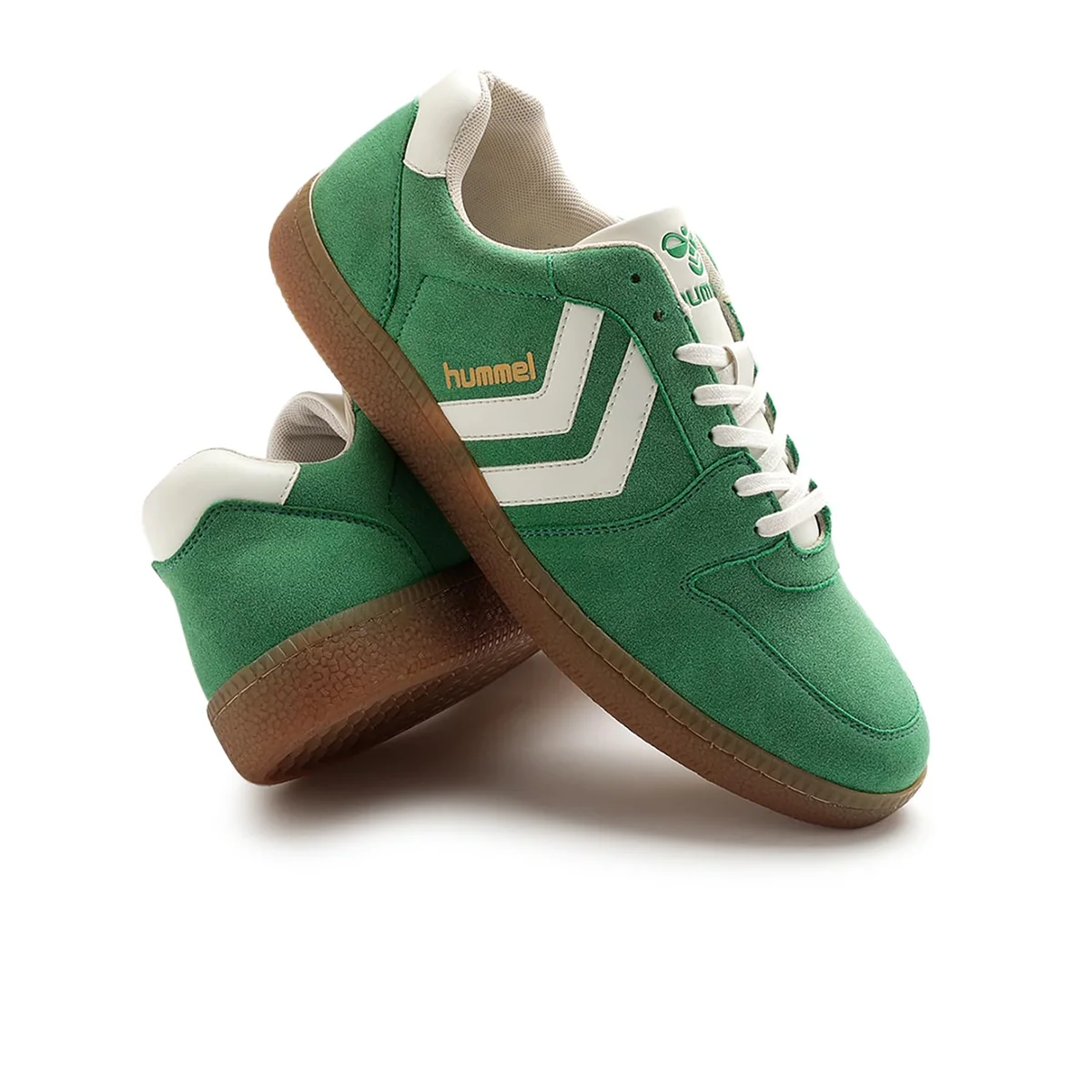 hummel Classic Verve Casual Suede Sneaker for Men Lightweight with Synthetic Suede Enhanced Comfort Cushioned Insole and Slip-Resistance Work and Play Business Casual Shoes
