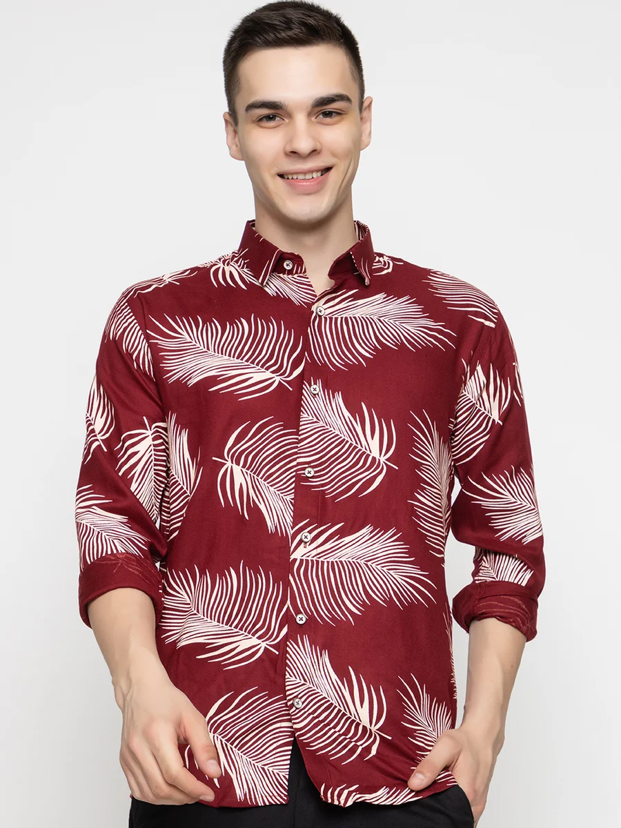Men Printed Casual Shirt For Men