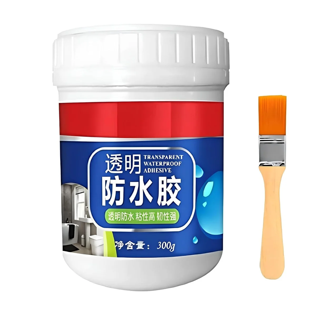Transparent Waterproof Coating Sealant | Super Strong Anti-Leakage & Crack Repair Glue | Invisible Protective Waterproofing Agent for Roof, Bathroom, Wall, Window, Tile & Cement