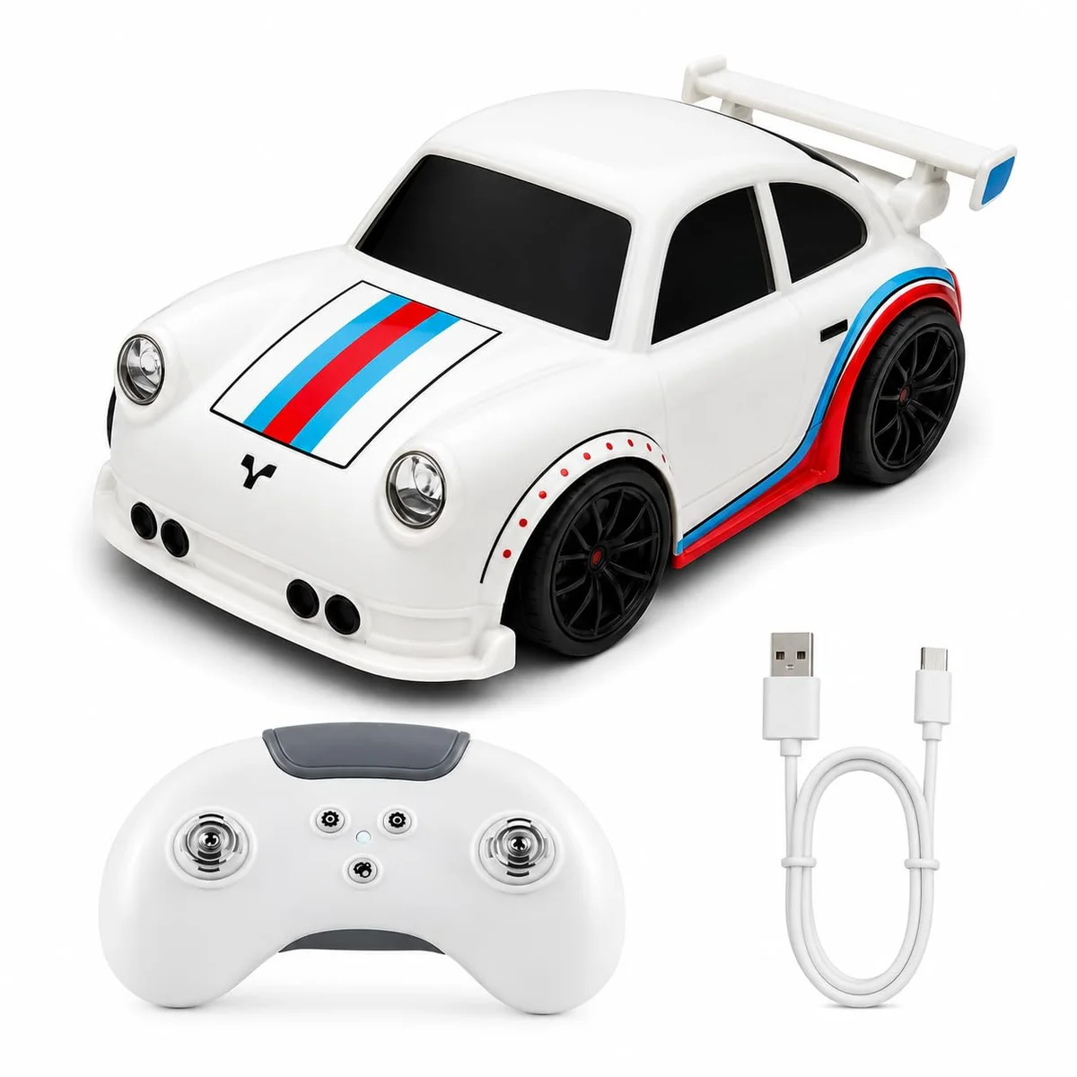 Mini Multifunctional Remote Control Drift Car Toy for Kids | Racing Car with Remote, Follow Mode & Escape Mode | 3+ Years (Pack of 1, Random Color)