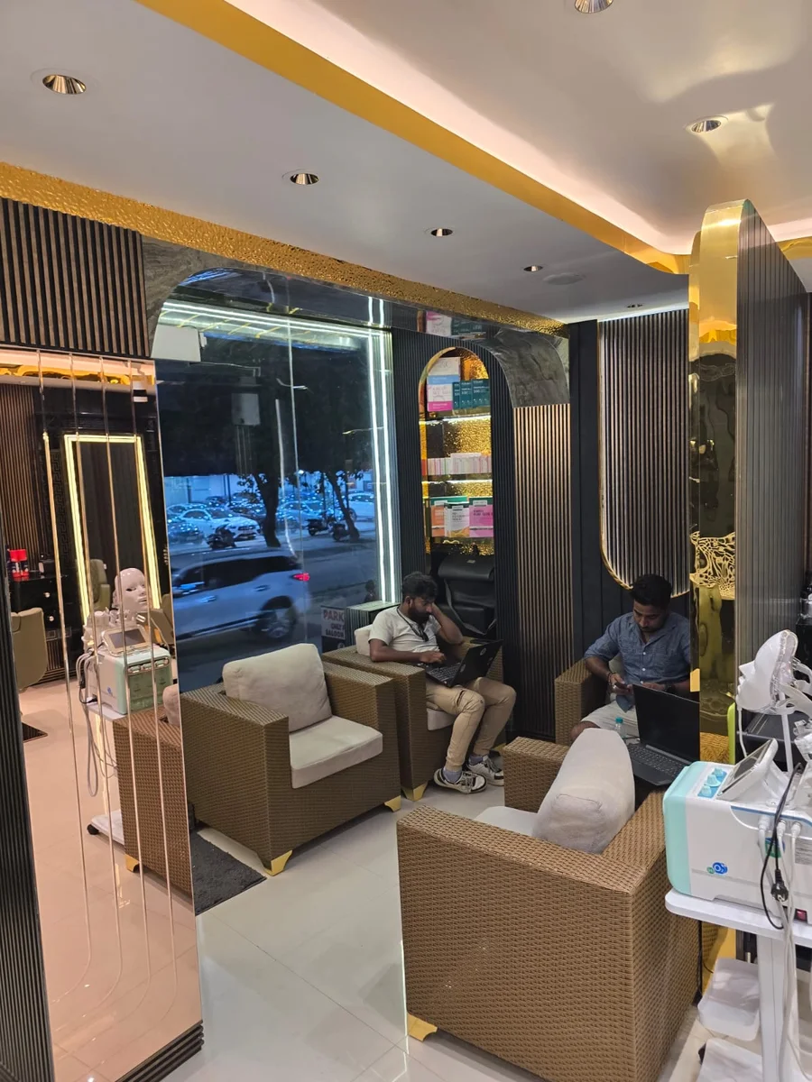 The makeup & product bar