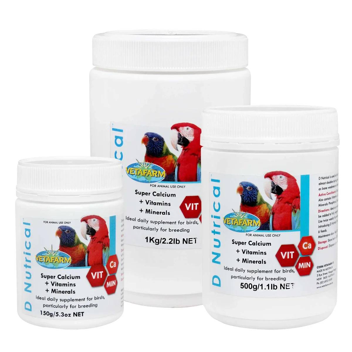 Vetafarm D Nutrical 150 g 3