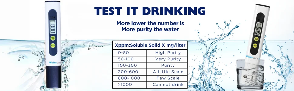 TDS Meter, Total Dissolved Solids & PPM Water Quality Tester for Accurate Water Testing 2