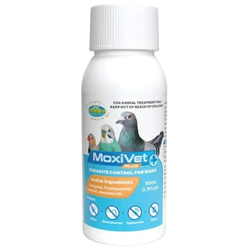 MoxiVet Plus is veterinary formulated for the control of internal and external parasites