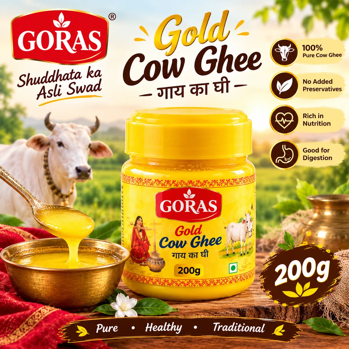 Goras ghee (200 gram )