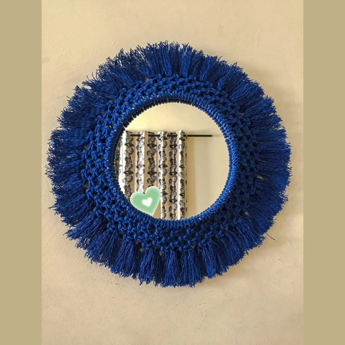Macrame Mirror Wall Hanging Boho Hanging Bohemian Mirror Bohemian Decor Wall Mirror. 4