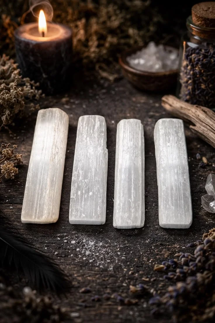 Selenite Cleansing Wand