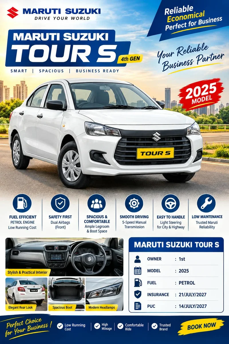 MARUTI DZIRE TOUR S