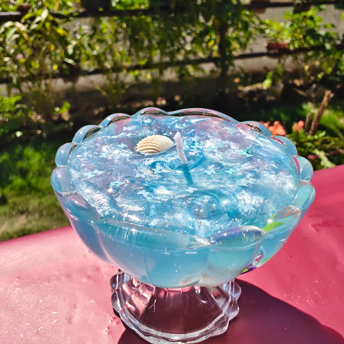 Gel candle to light your heart and home