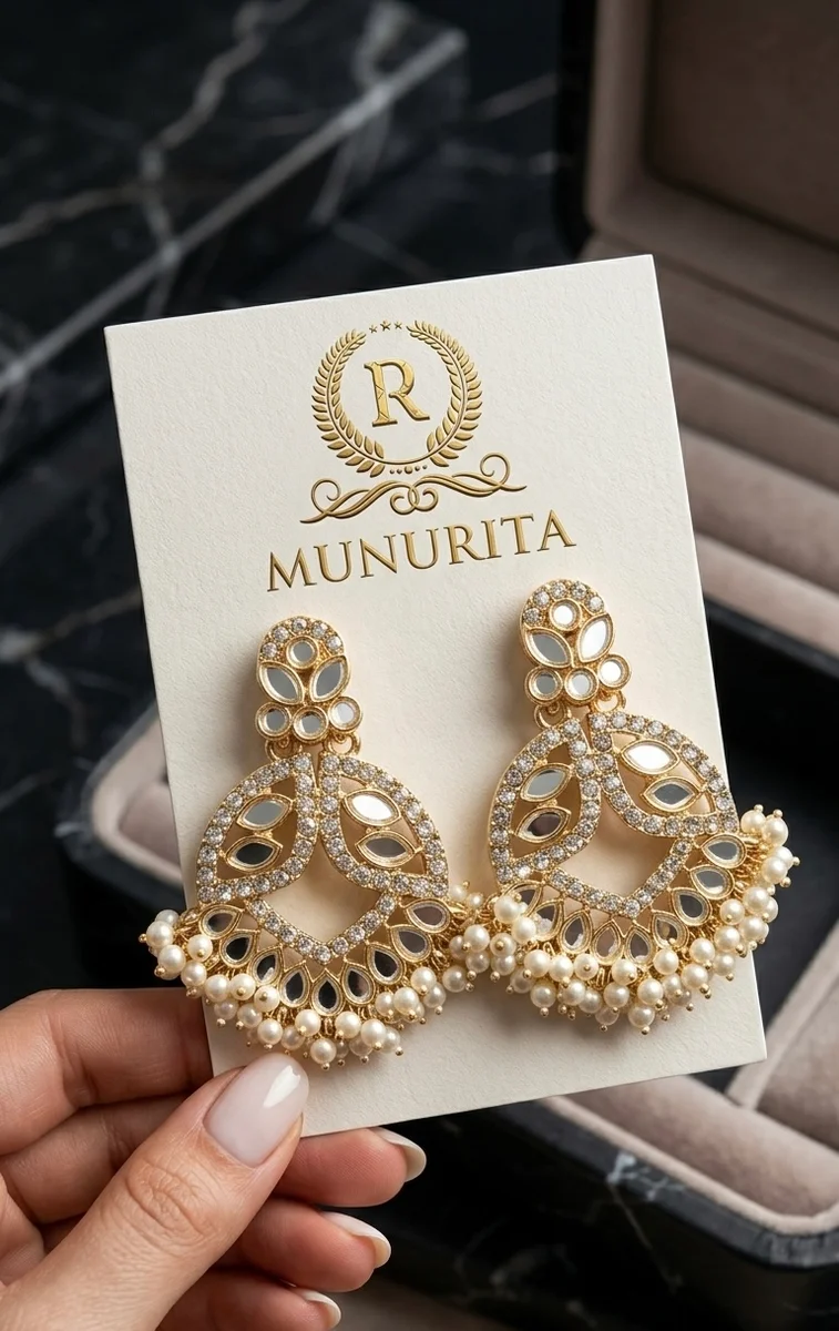 Premium Quality White Earrings 2
