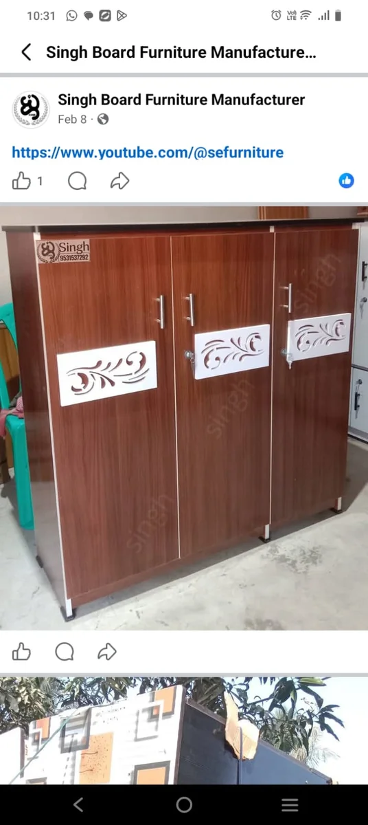 3 door wardrobe 4/4 cnc