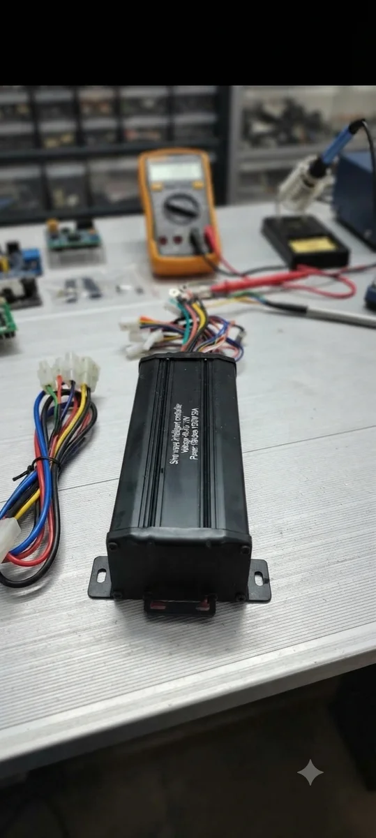 1500W 50A 18-Tube Intelligent Noise-Free Sine Wave Controller for Electric Bicycles, Scooters, and E-Vehicles