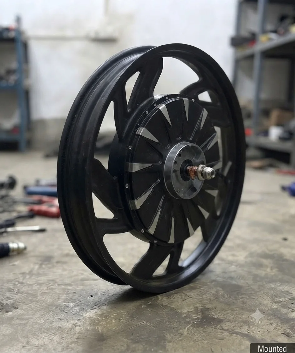 17 inchi Alloy wheel 2000watt, 48-72v spotted, heavy quality and styles