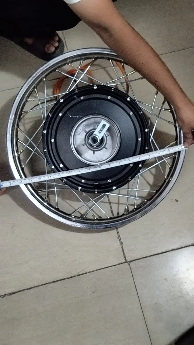 Universal 1000W-2000W Spoke Wheel (16", 17", 18" Sizes, 48V-72V Supported)