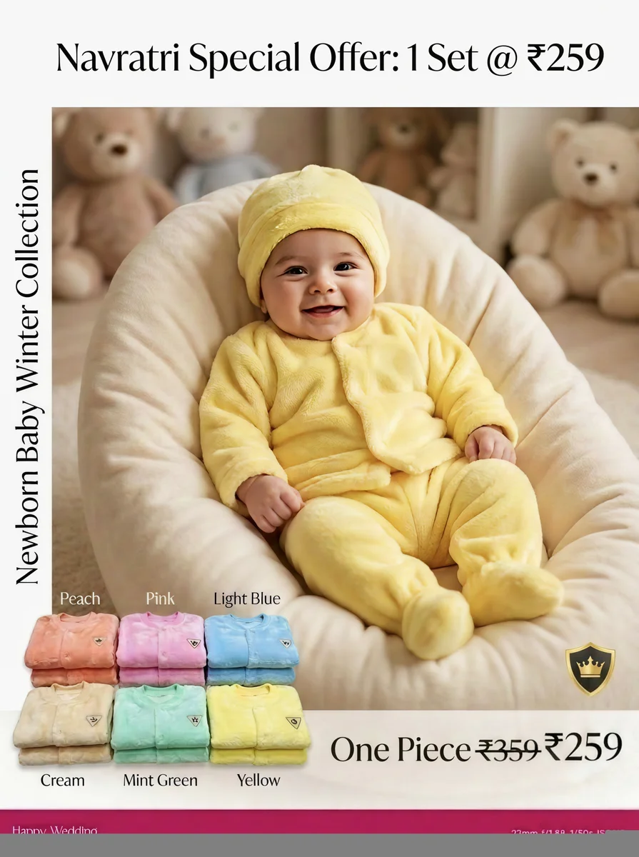 Newborn baby winter set size 0-3month