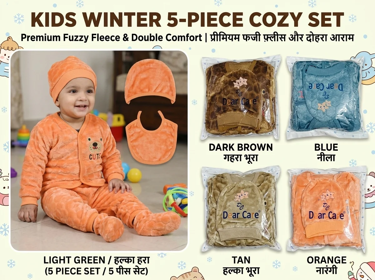 Baby winter 5 piece set ultra soft