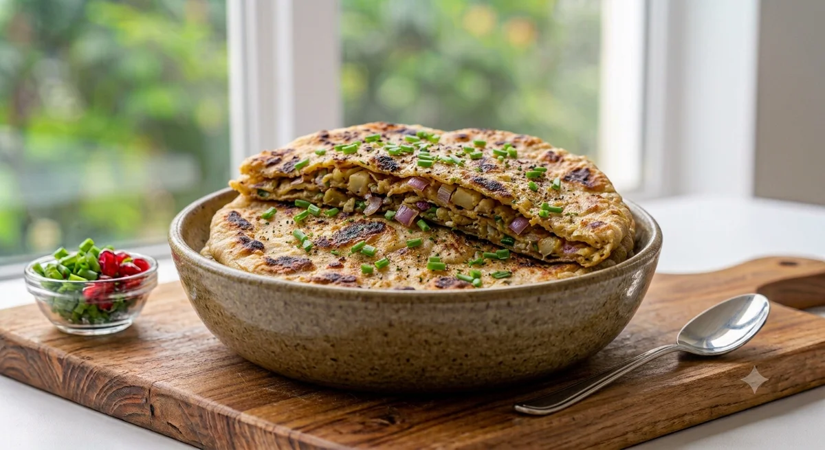 Aloo-Pyaaz Paratha