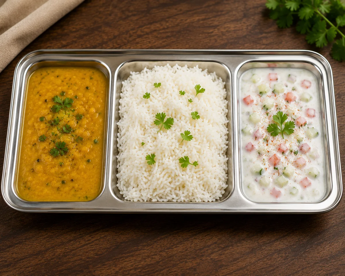 Rice - Daal - Raita Combo