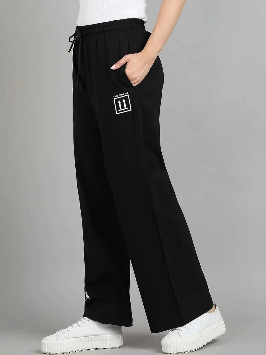 Women relaxed fit joggers | Women’s Ultra-Soft Wide-Leg Streetwear Joggers with Drawstring Waist